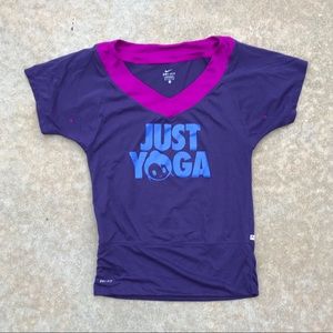 Nike Women's DRiFit Yoga top | Medium